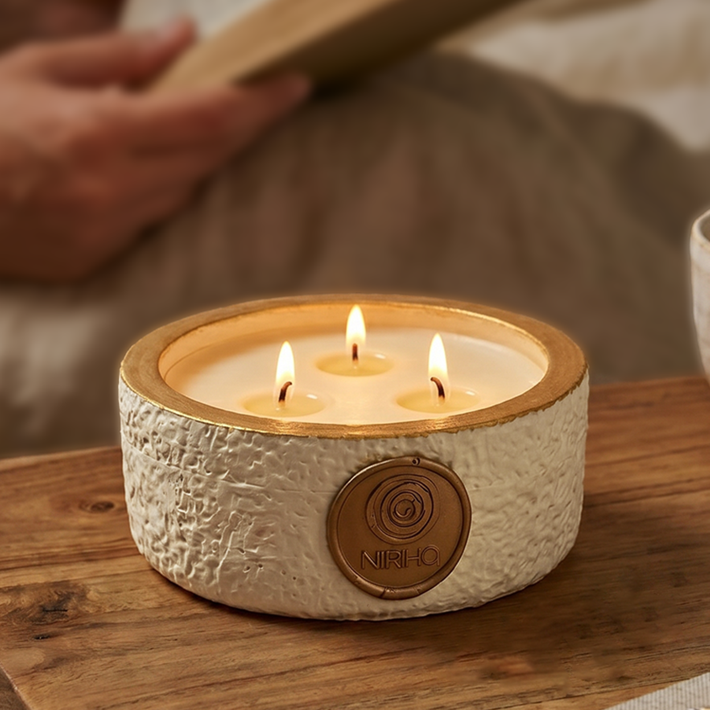 Large Nidra Scented Ritual Candle 220g (Rest)
