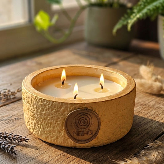 Large Dhara Scented Ritual Candle 220g (Release)