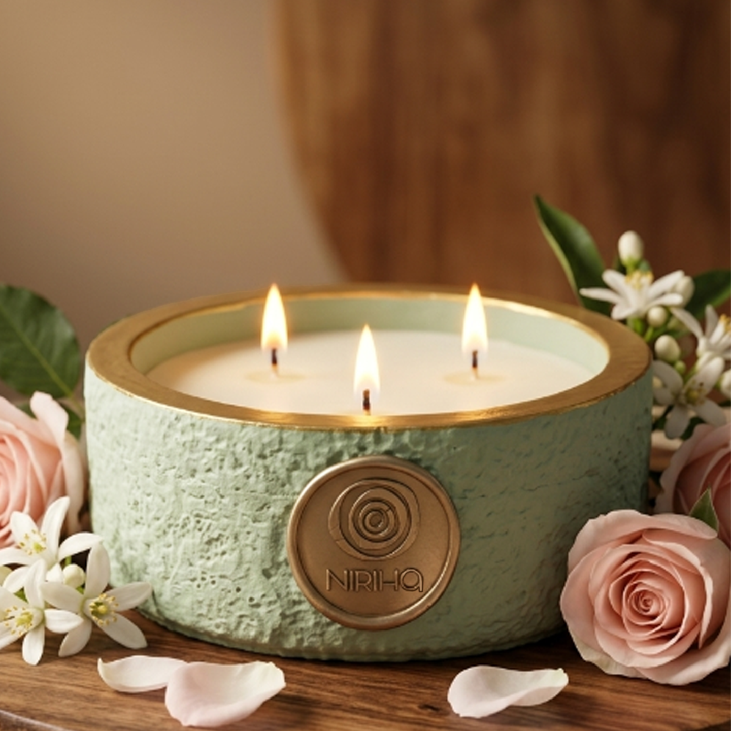 Large Prana Scented Ritual Candle 220g (Restore)