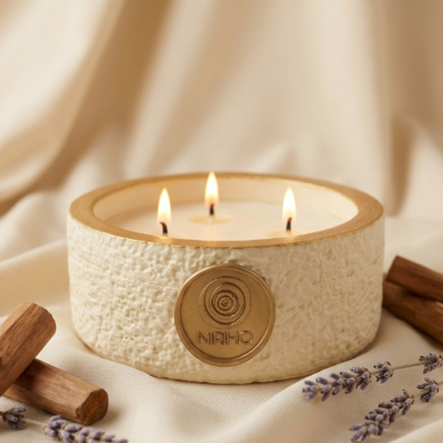Large Nidra Scented Ritual Candle 220g (Rest)